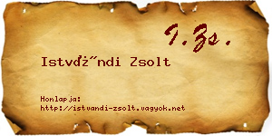 Istvándi Zsolt névjegykártya